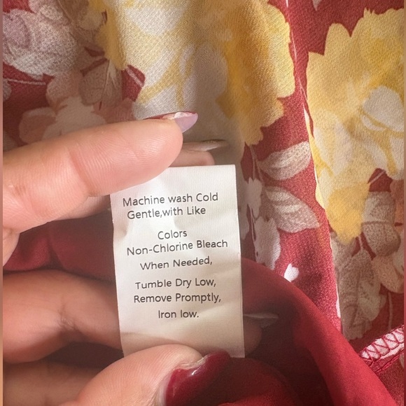 Chic Floral Long Sleeve Dress - Picture 5 of 7